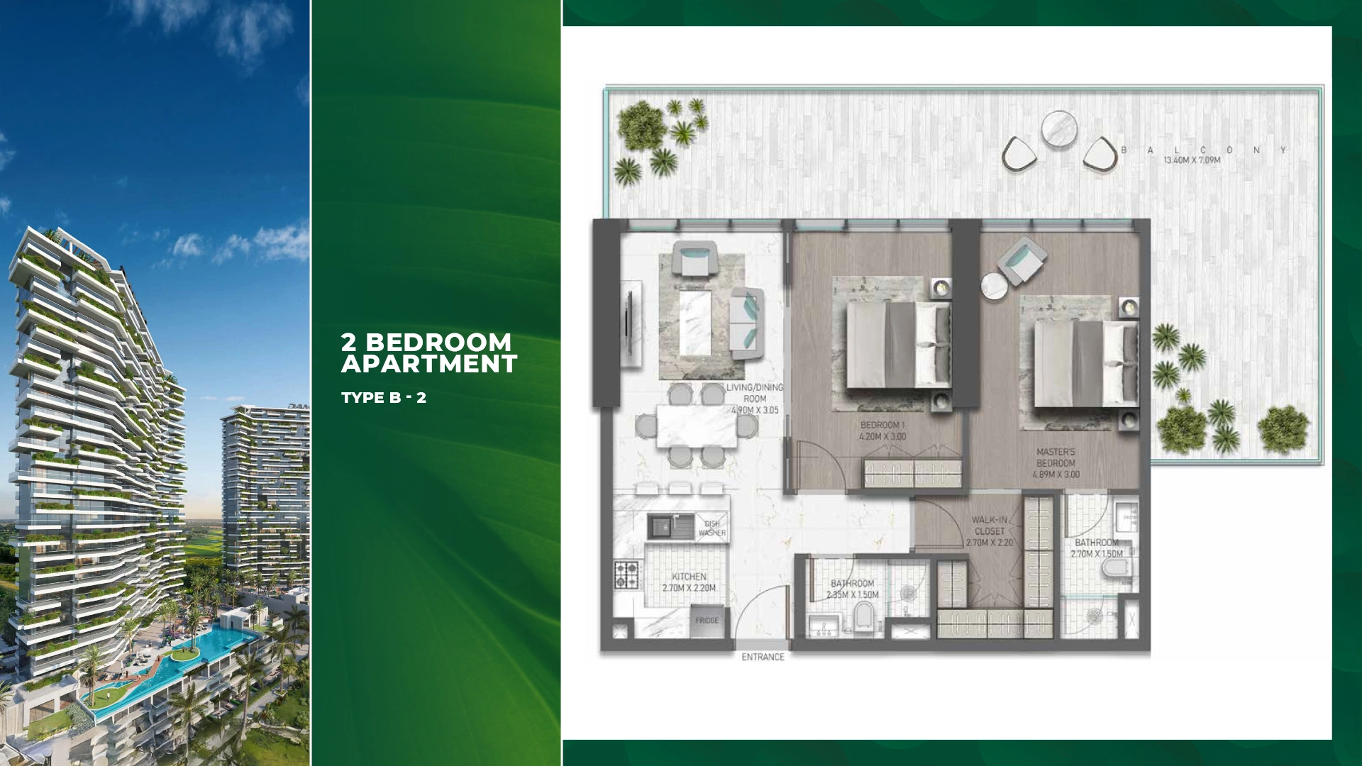 2 BR - Type B
